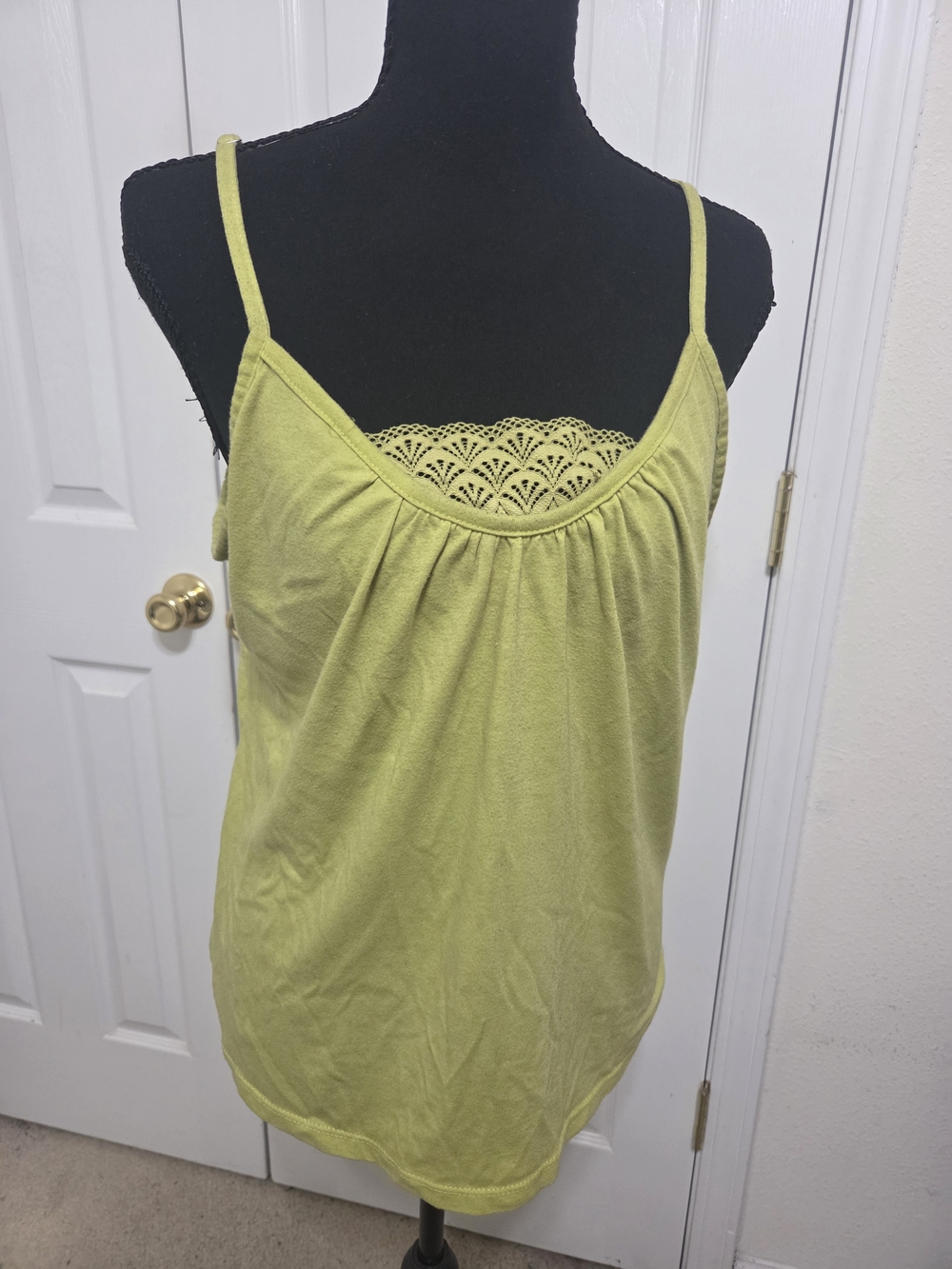 Source Yellow Lace-Trim Camisole